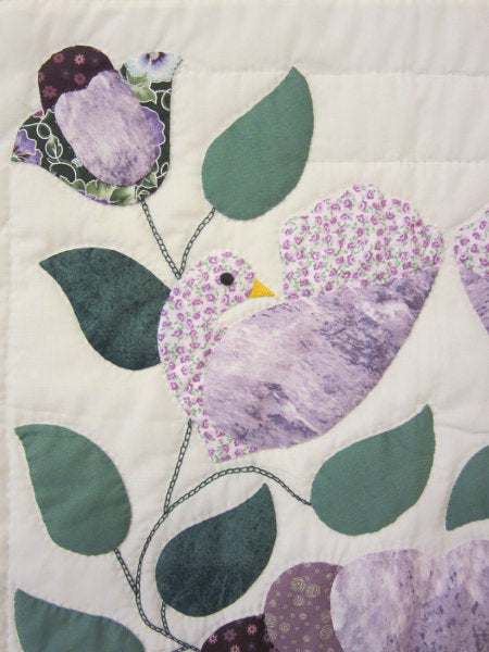 Country Bride Applique Amish Quilt 96x109