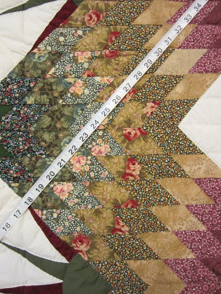 Broken Starburst Patchwork Amish Quilt 102x113