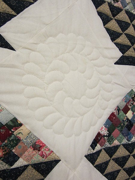 Cherry Basket Patchwork Amish Quilt 95x107