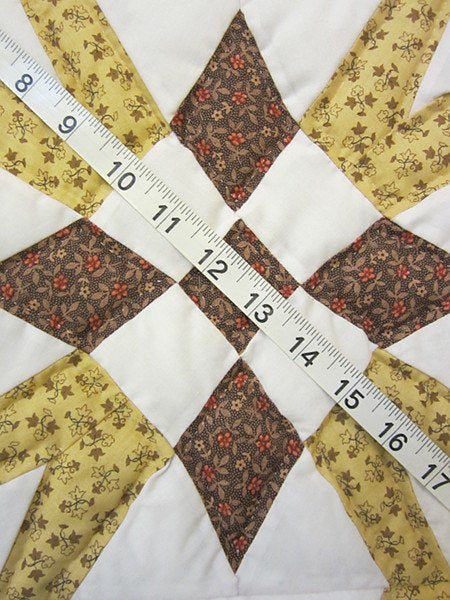 Star Wind Patchwork Amish Quilt 88x98