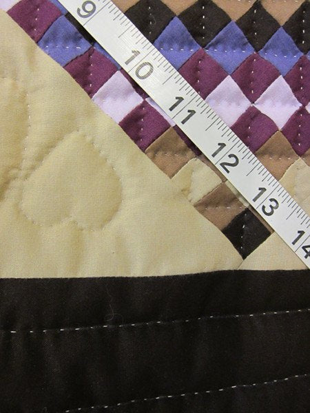 Mini Dutch Postage Stamp TATW Patchwork Amish Quilt 94x111