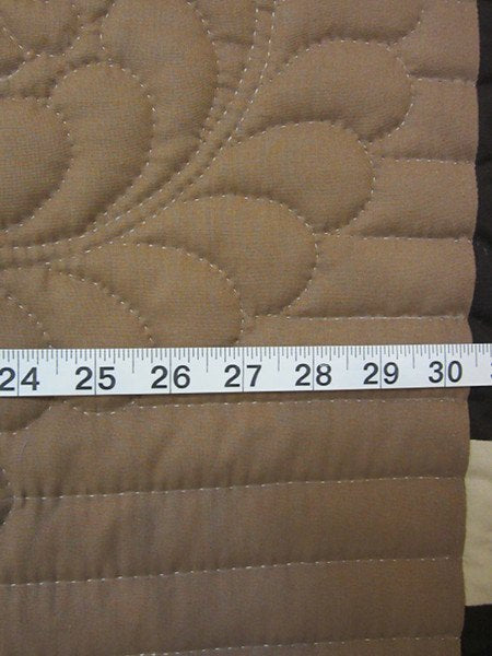 Mini Dutch Postage Stamp TATW Patchwork Amish Quilt 94x111