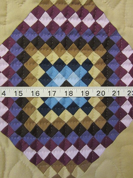 Mini Dutch Postage Stamp TATW Patchwork Amish Quilt 94x111