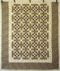 Sunflower Sister Choice Star Patchwork Amish Quilt 96x112