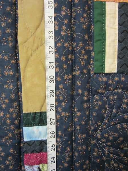 Rail Fence Patchwork Amish Quilt 93x103