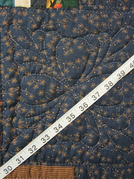 Rail Fence Patchwork Amish Quilt 93x103