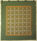 Nine Patch Patchwork Amish Quilt 94x109