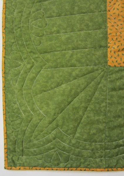 Nine Patch Patchwork Amish Quilt 94x109
