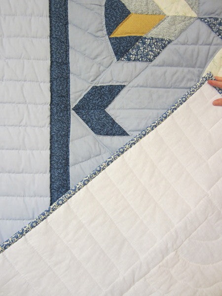 Shining Star Patchwork Amish Quilt 102x105