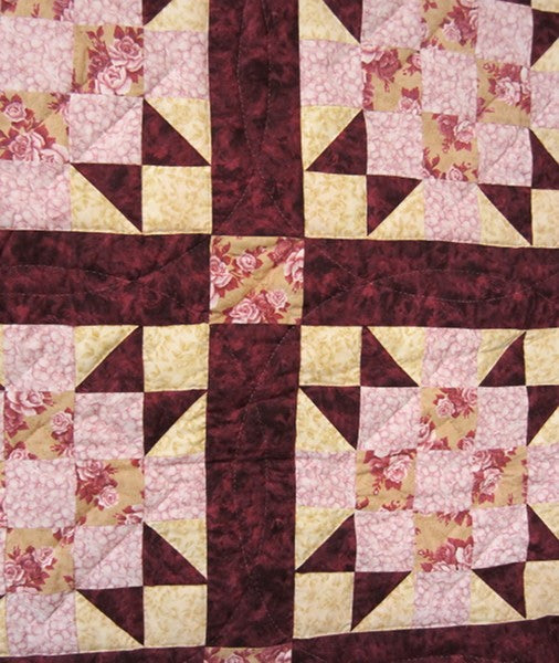 Sister Choice Star Patchwork Amish Quilt 95x111