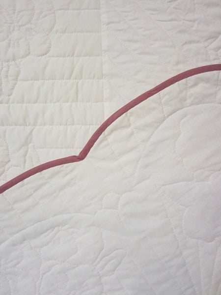 Basket Posies Flower Applique Amish Quilt 92x104
