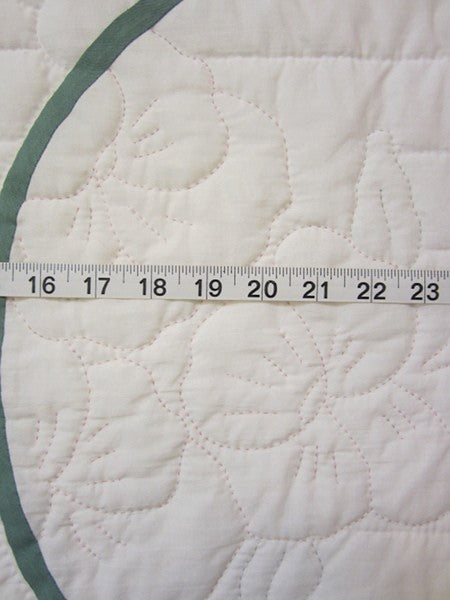 Basket Posies Flower Applique Amish Quilt 92x104