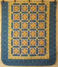 Star Sister Choice Roses Star Patchwork Amish Quilt 98x114