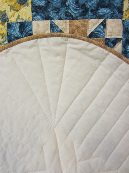 Star Sister Choice Roses Star Patchwork Amish Quilt 98x114