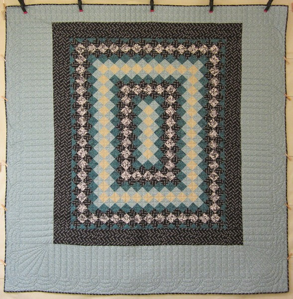 Boston Commons Patchwork Amish Quilt 103x105