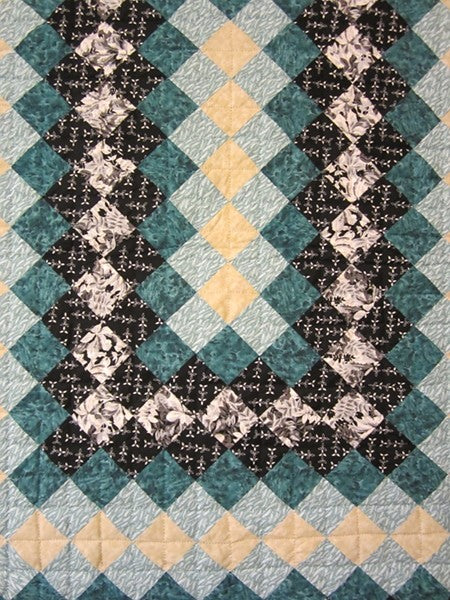 Boston Commons Patchwork Amish Quilt 103x105