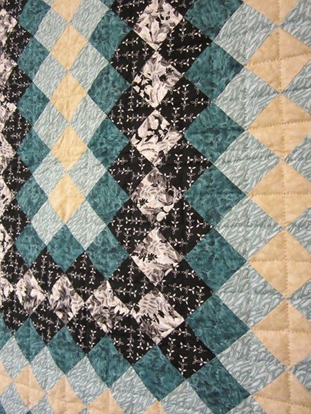 Boston Commons Patchwork Amish Quilt 103x105