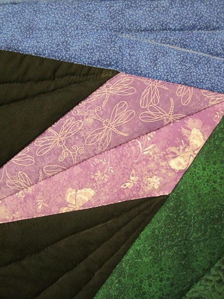Mariners Compass Starburst Patchwork Amish Quilt 94x106