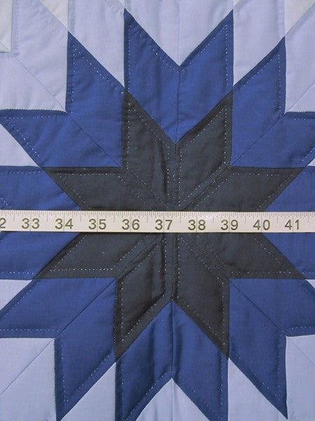 Broken Star Light Patchwork Amish Quilt 110x114