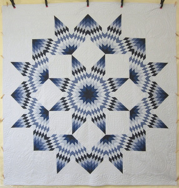 Broken Star Light Patchwork Amish Quilt 110x114