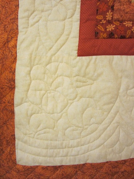 Framed Compass Starburst Amish Quilt 93x106