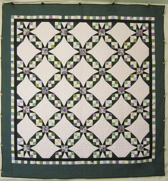 Migration Star Patchwork Amish Quilt 112x119
