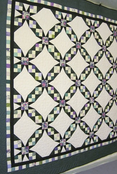 Migration Star Patchwork Amish Quilt 112x119