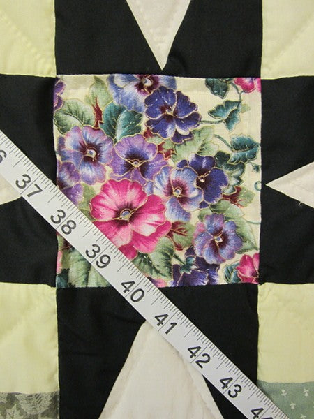 Migration Star Patchwork Amish Quilt 112x119