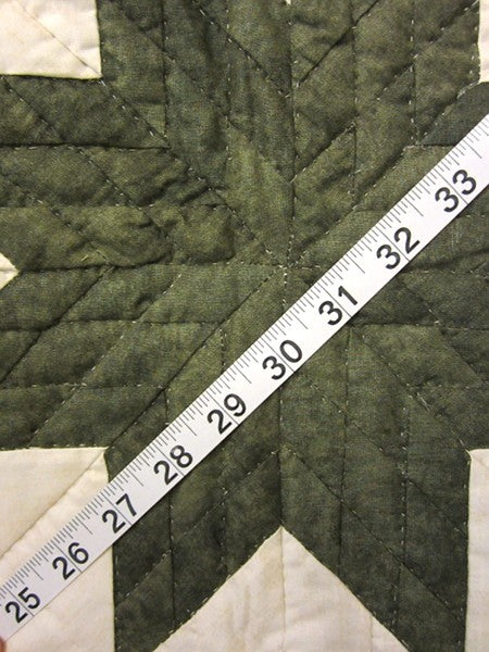 Rocky Mountain Rising Star Patchwork Amish Quilt 104x113