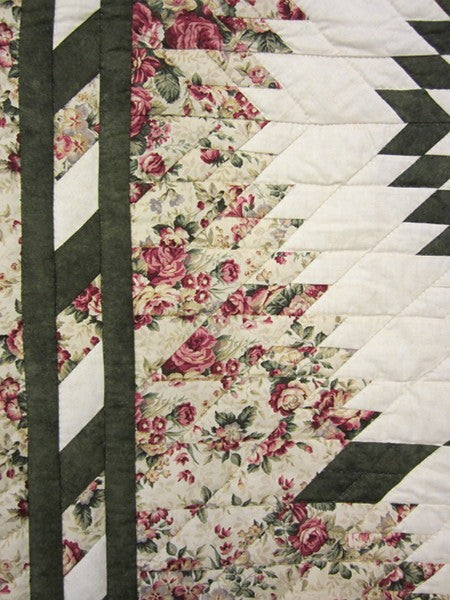 Rocky Mountain Rising Star Patchwork Amish Quilt 104x113