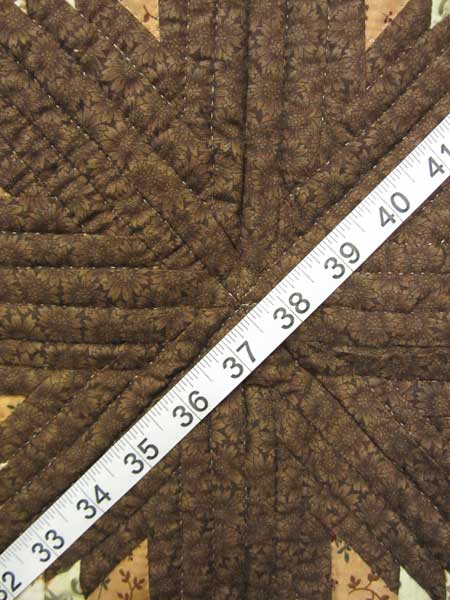 Terra Glow Twinkling Star Amish Quilt 103x117