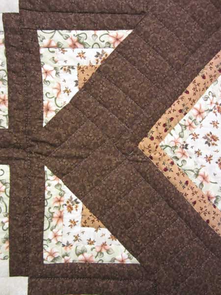 Terra Glow Twinkling Star Amish Quilt 103x117