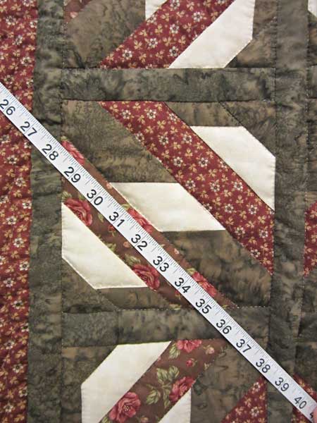 Barn Window Patchwork Amish Quilt 102x110