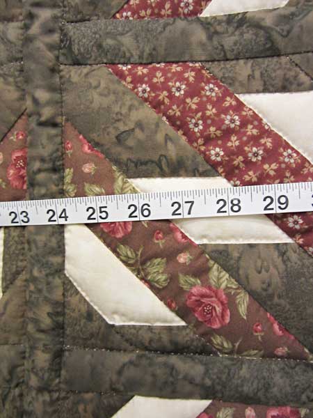 Barn Window Patchwork Amish Quilt 102x110