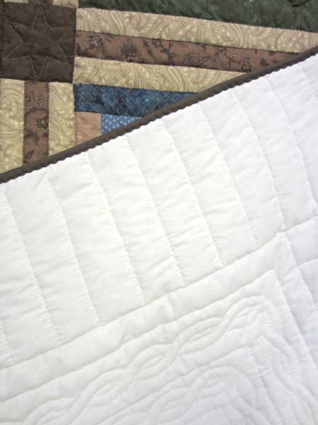 Forest Earth Sampler Patchwork Amish Quilt 101x115