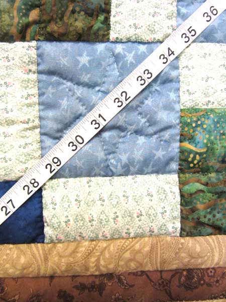 Forest Earth Sampler Patchwork Amish Quilt 101x115