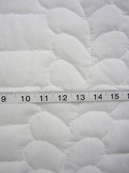 Red White Blue Embroidered Amish Quilt 97x107