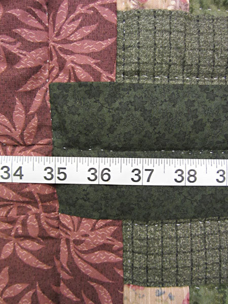Log Cabin Quilting Bee Patchwork Amish Quilt 95x111