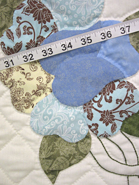 Bouquet Spring Flowers Applique Amish Quilt 97x115