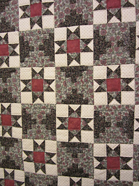 Grannys Star Patchwork Amish Quilt 93x103