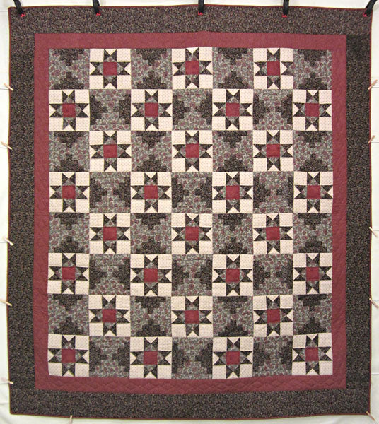 Grannys Star Patchwork Amish Quilt 93x103