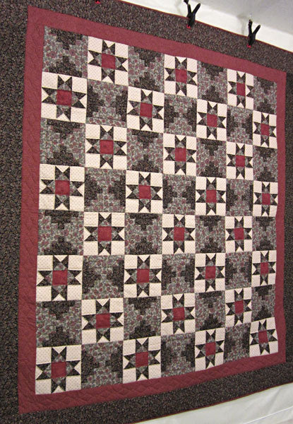 Grannys Star Patchwork Amish Quilt 93x103
