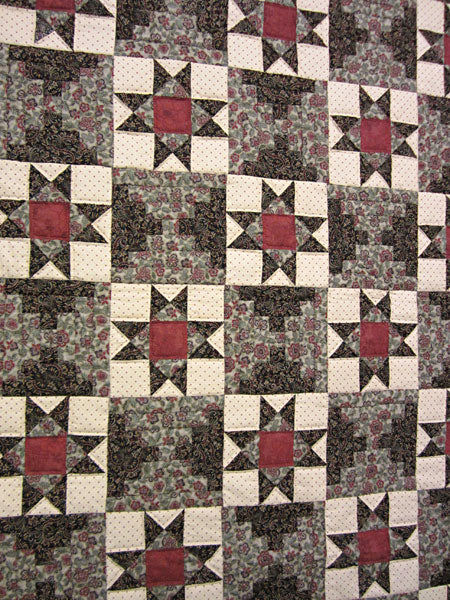 Grannys Star Patchwork Amish Quilt 93x103