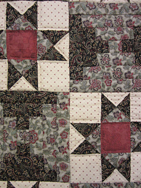 Grannys Star Patchwork Amish Quilt 93x103