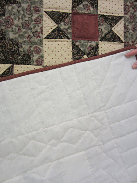 Grannys Star Patchwork Amish Quilt 93x103