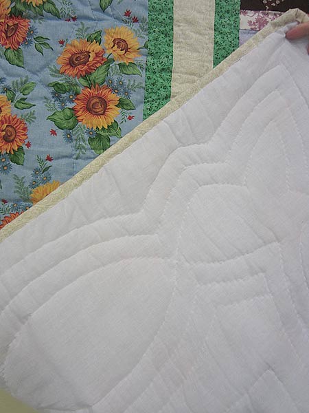 Sunny Scrap Patchwork Quilting Bee Amish Quilt 98x106