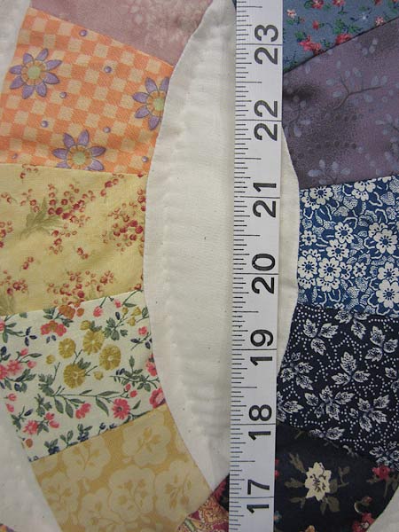 Double Wedding Ring Patchwork Amish Quilt 93x108