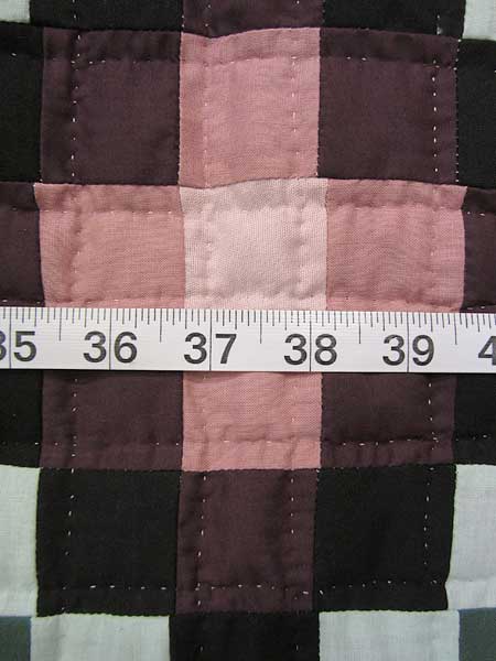 Amish Trip Around the World Patchwork Amish Quilt 99x110
