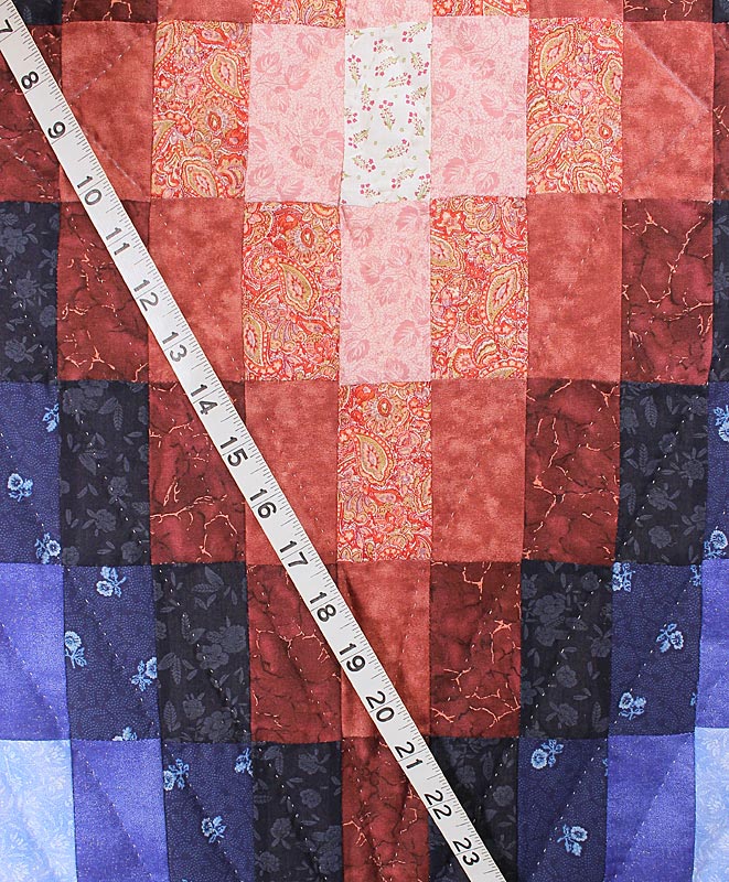 Bargello Sunshine Shadow Amish Quilt 101x114