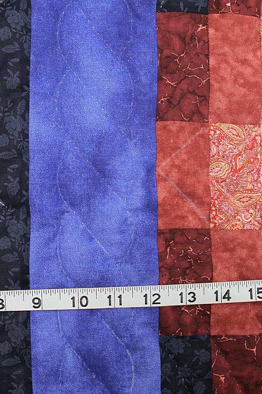 Bargello Sunshine Shadow Amish Quilt 101x114